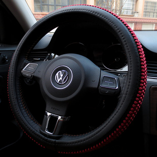 汽车方向盘套四季通用型新款防滑朗逸速腾轩逸凌度捷达汽车把套女