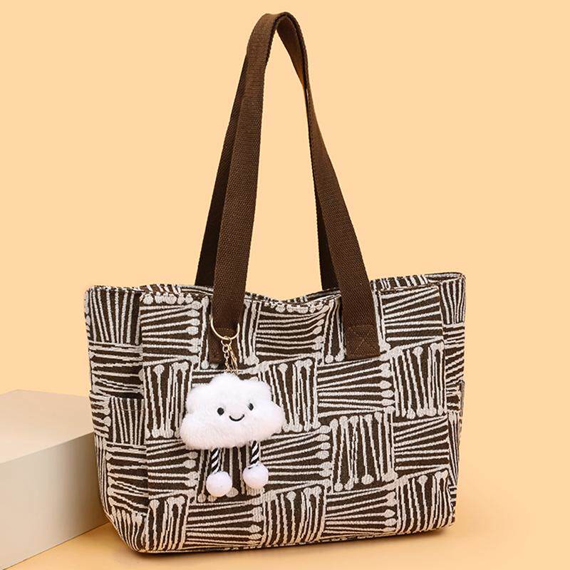 2025新款女包牛津布大容量托特包通勤百搭单肩包简约休闲手提包包