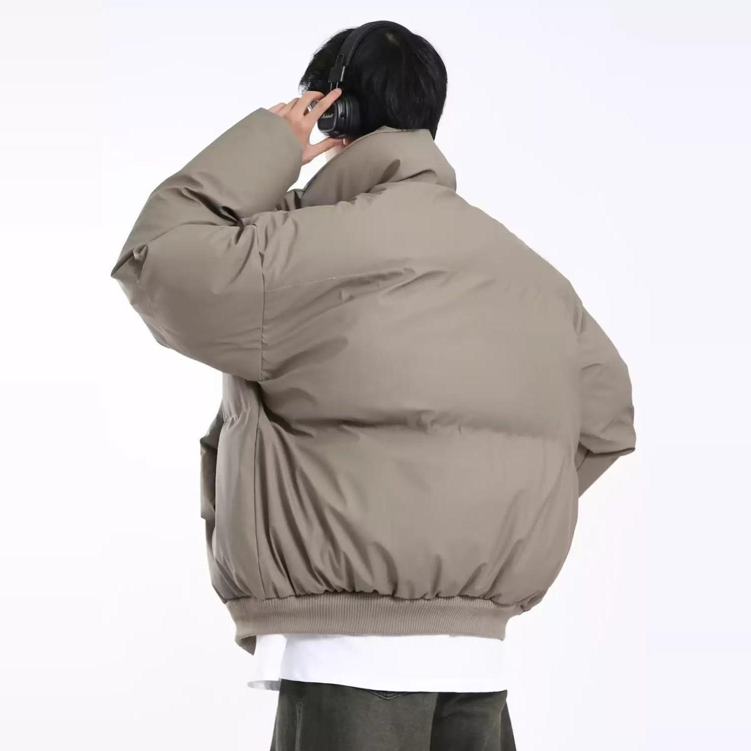 (网络图慎用有大货)美式潮牌立领PU皮休闲皮衣棉服313B-Y665-P70,男装皮衣,星座313B