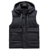 纯色活帽潮流马甲休闲情侣韩版英伦风轻坎肩肥马甲313B-YH919-P65，男装背心/马甲，星座313B