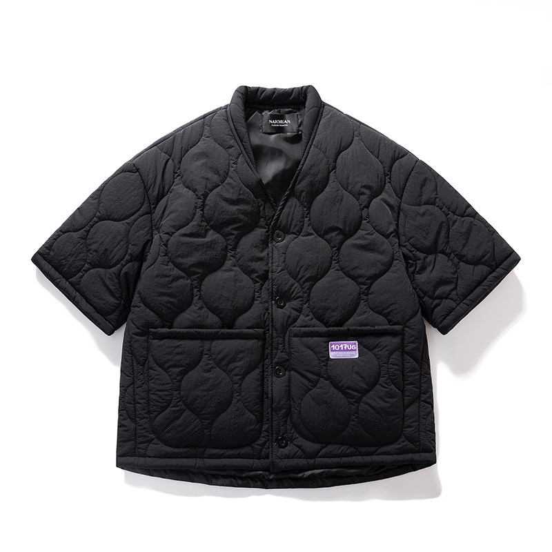 韩版潮流情侣中袖棉服男女同款保暖外套潮313B-NC25319-P60,男装背心/马甲,星座313B
