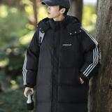 休闲棉衣中长款运动加厚连帽宽松情侣款棉外套上衣313B-2059-P110，男装棉衣，星座313B