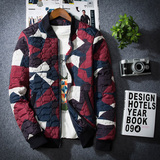 好先生孙红雷同款棉外套男女秋冬迷彩棉肥夹克款棒球313B-603-P55，男装夹克，星座313B