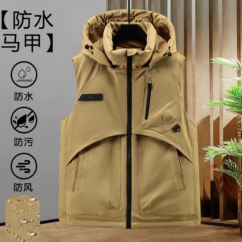 休闲马甲防水马甲坎肩保暖潮范韩流保暖加厚坎肩313B-ML023-P80,男装背心/马甲,星座313B