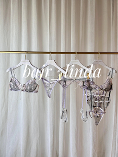 for love and lemons 刺绣内衣网纱蕾丝边塑身连体衣聚拢薄款内搭