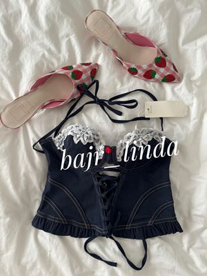 forloveandlemons性感牛仔塑身衣