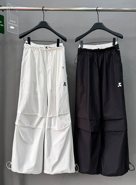 韩国正品2026春夏薄款工装裤女RR美式伞兵裤休闲宽松阔腿裤