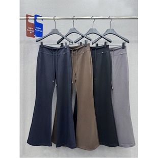 欧货潮设计感洋气百搭显瘦微喇休闲裤 新款 女 欧洲站2025秋季 现货