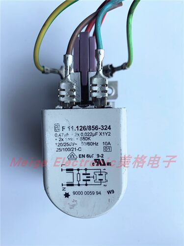 西门子滚筒洗衣机XQG52-4105电容滤波器抗干扰器F11.126/856-324