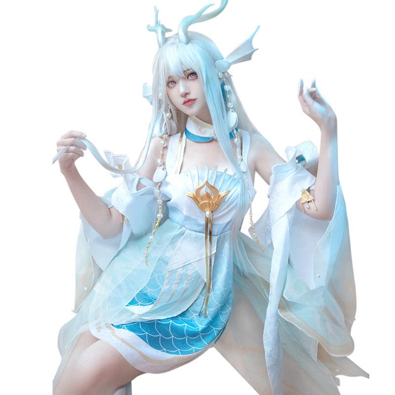 游龙清影cos王者西施cosplay服装全套荣耀游戏新皮肤送耳饰龙珠