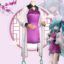 2023新春旗袍cos初音未来miku女装cosplay服装虚拟手办全套衣服