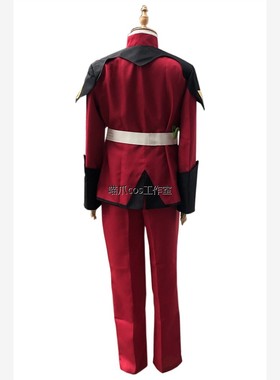 敢达SEED阿斯兰扎夫特ZAFT红色制服动漫Cosplay男服/假发鞋子另购