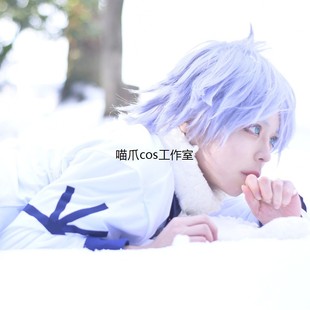 闪电十一人吹雪士郎白恋中学足球服动漫Cosplay男装定制/假发围巾