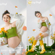 新款 影楼唯美孕妈咪大肚照写真摄影艺术照在家拍衣服 孕妇拍照服装