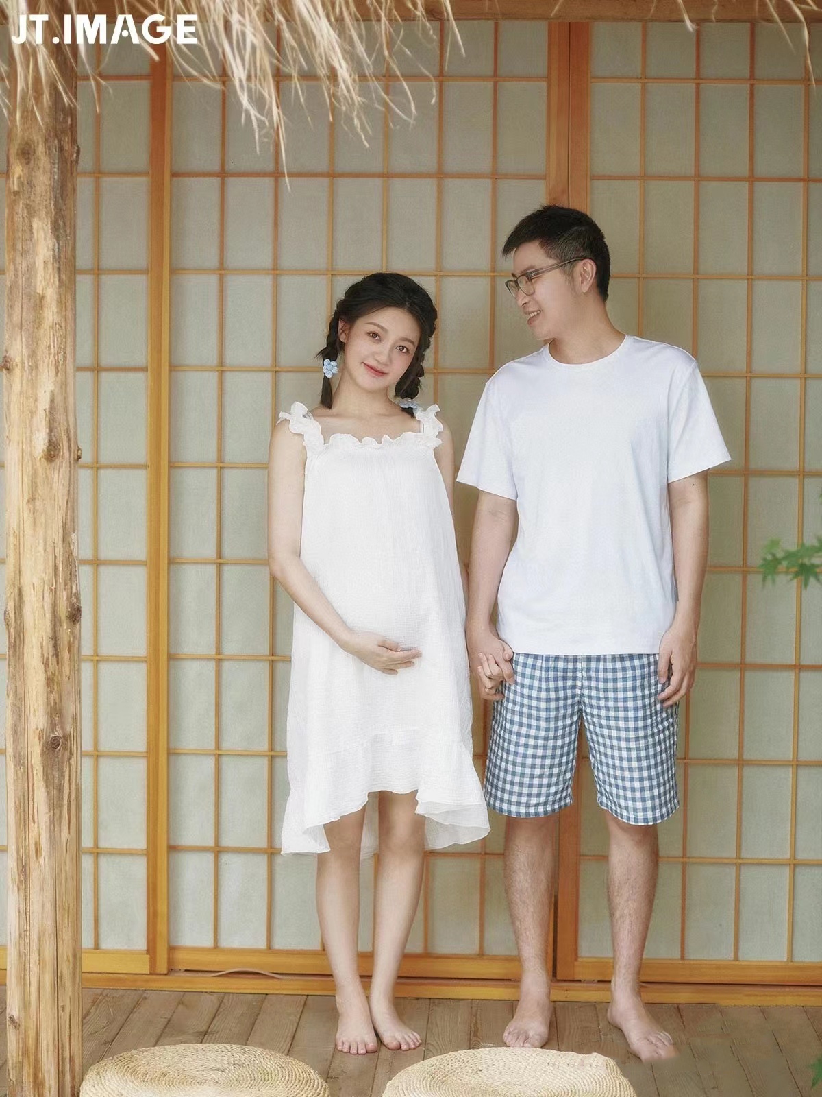 孕妇照服装情侣夫妻主题拍照新款