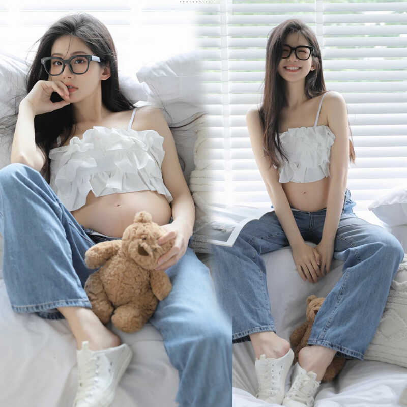 影楼小清新韩系纯欲风孕妇照服装