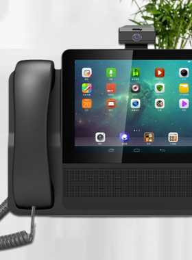 安卓IP90智能座机电话机WiFi大屏录音可视全网通固话商用办公家用