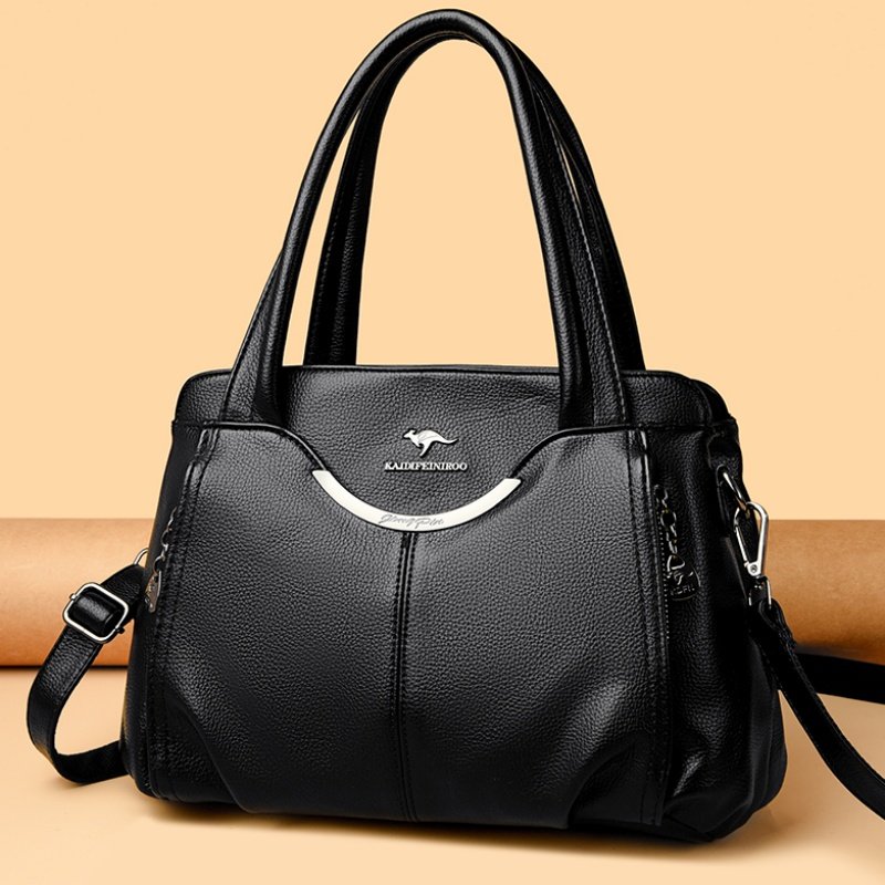 品牌真皮女包斜挎包大容量2025新款手拎包大包头层牛皮手提单肩包