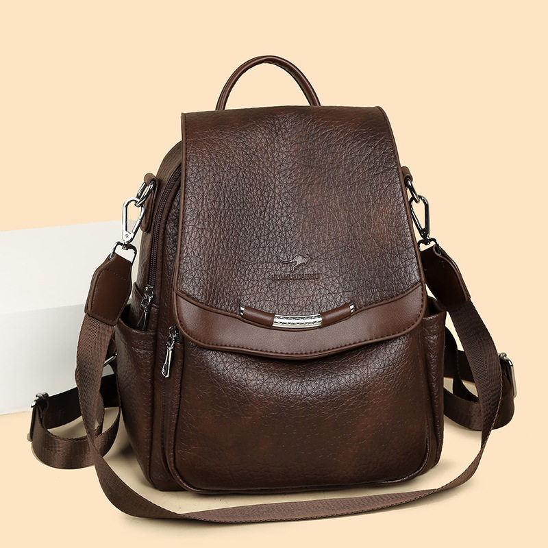 正品牌真皮女包背包女2026新款双肩女士双肩背包旅行双肩包小背包