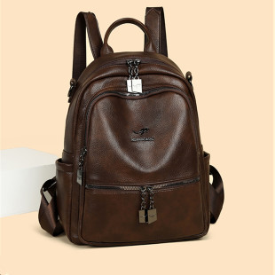 品牌真皮双肩背包大容量小巧轻便女士双肩包2025新款旅行包软牛皮