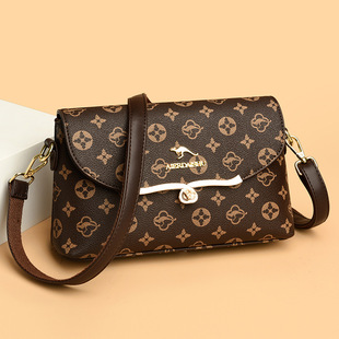 品牌真皮女包斜挎包包2025新款单肩包妈妈包简单大方大容量实用型