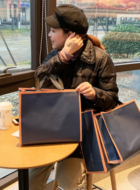 热卖加厚服装无纺布袋韩版女装男装童装高档手提袋包装袋定制店名