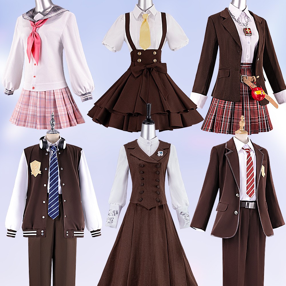 王者荣耀cos服小乔王昭君安琪拉妲己周瑜孙策高校企划cosplay校服