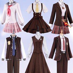 王者荣耀cos服小乔王昭君安琪拉妲己周瑜孙策高校企划cosplay校服