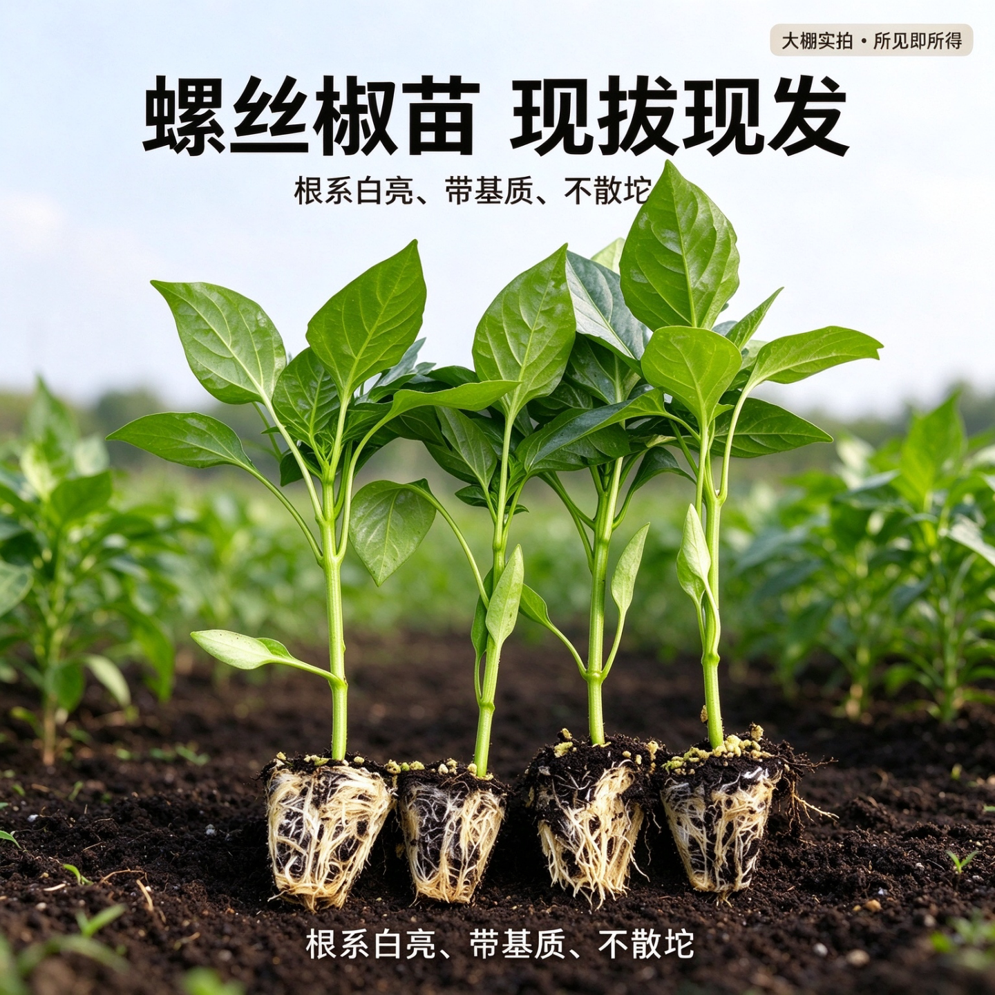 高产辣椒苗螺丝椒特辣朝天椒薄皮大青线椒甜椒苗各种番茄蔬菜苗
