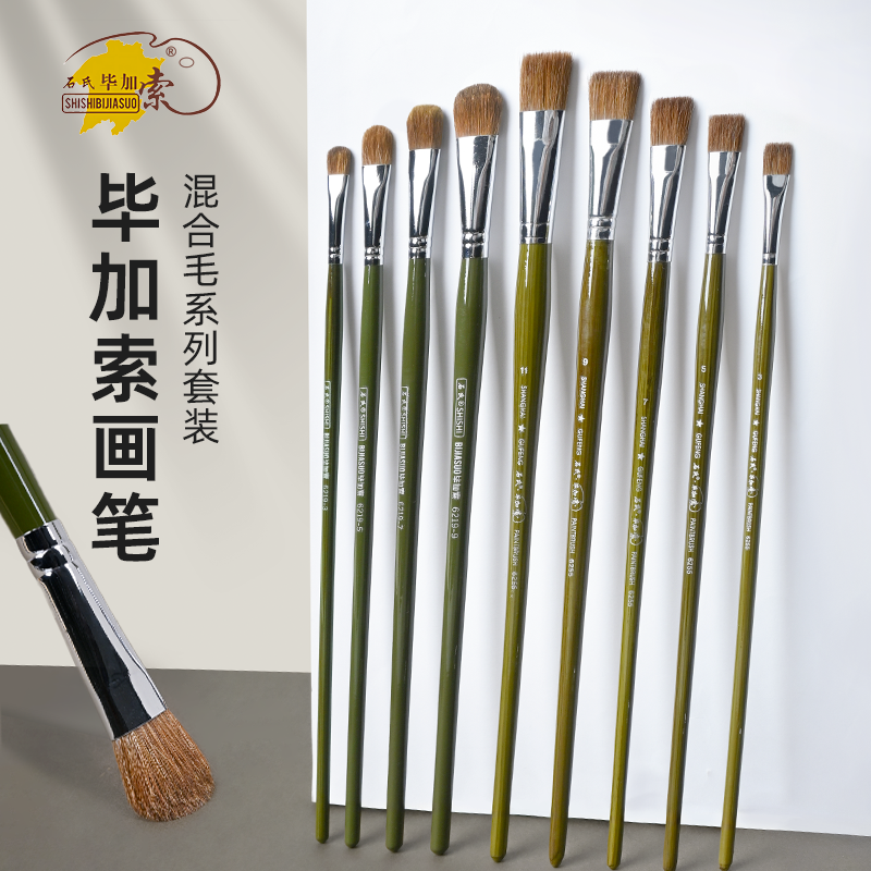 毕加索圆头单支美术手绘水粉笔