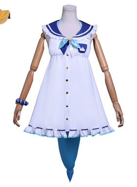 虚拟主播Sameko Saba服vtuber圈萌系顶流小鲨鱼Gura二次元cosplay