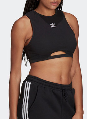 Adidas/阿迪达斯正品三叶草 新款女子训练健身无袖背心H06613
