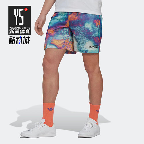 Adidas/阿迪达斯正品夏新款三叶草男子透气运动短裤 HT1653