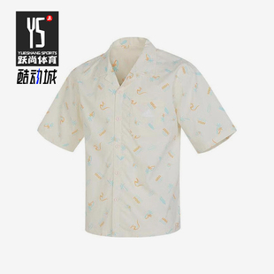 衬衫 Adidas 大童翻领运动休闲短袖 新款 IT1801 阿迪达斯正品