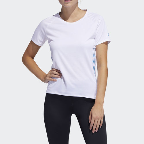 Adidas/阿迪达斯正品 夏季新款女子跑步休闲运动短袖FL5973
