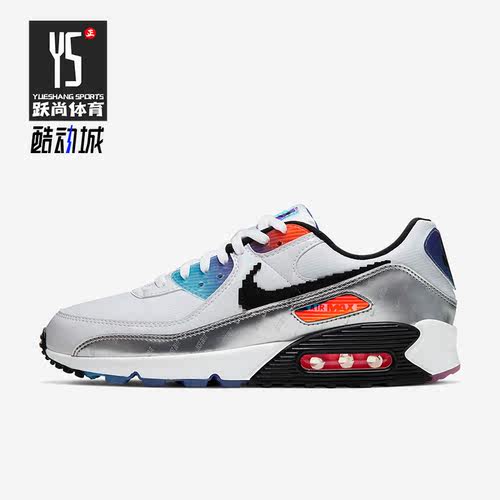 Nike/耐克正品Air Max 90男子气垫缓震耐磨跑步鞋DC0832-101