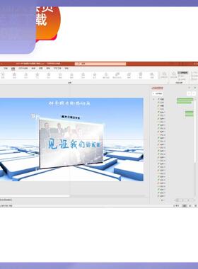 PPT变形记制作PPT创意图片轮播动画动态动画创意模板(0424升级版)