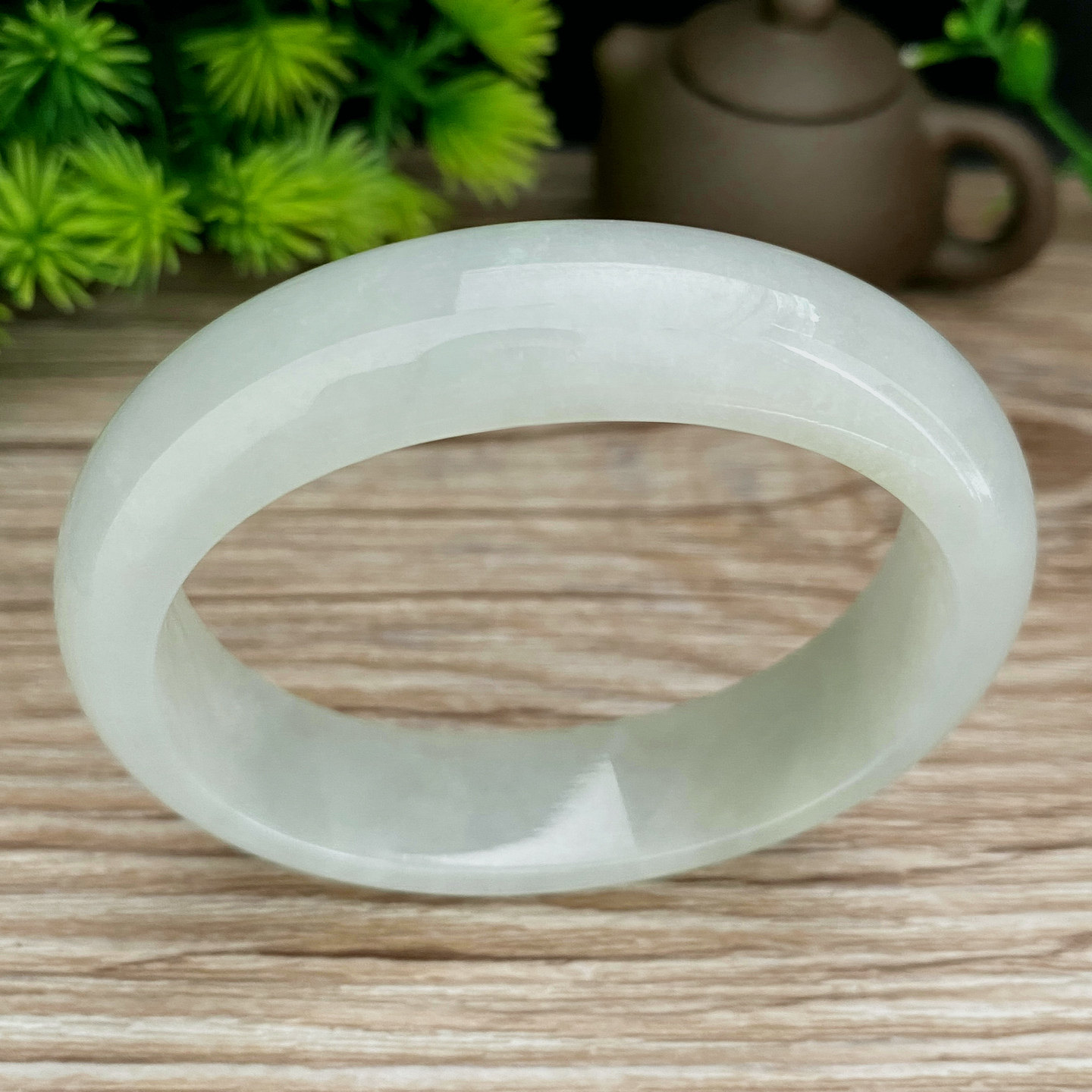 老坑a货翡翠手镯贵妃55冰种