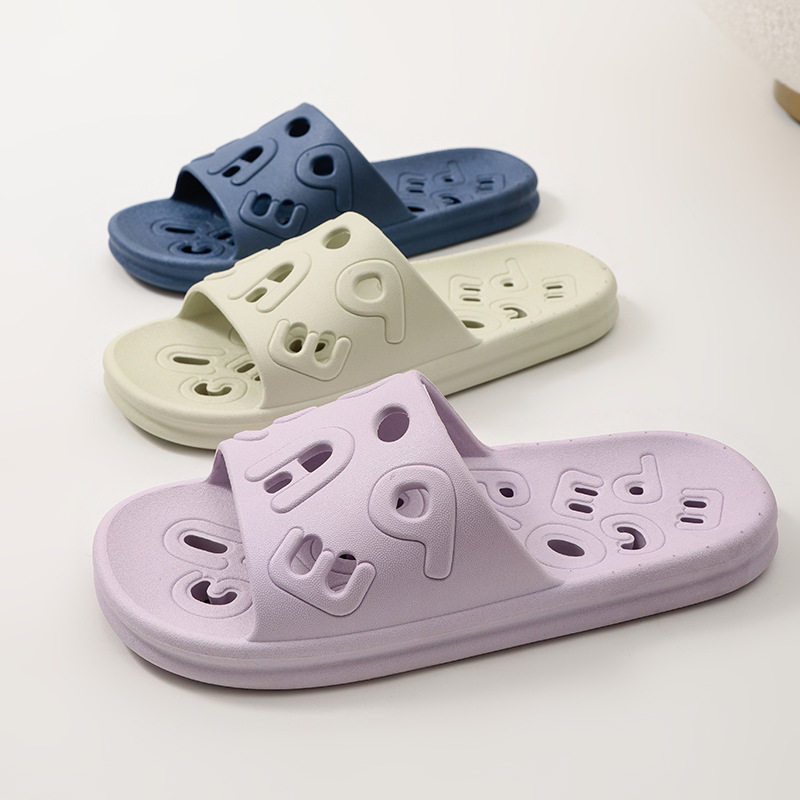 快鹿新款浴室洗澡拖鞋女夏季室内居家漏水镂空冲凉情侣凉拖鞋2532