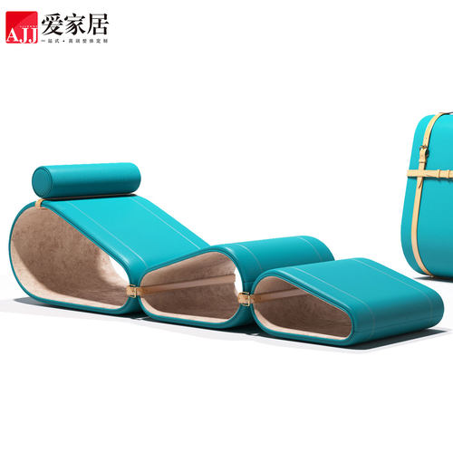 爱家居现代个性玻璃钢躺椅