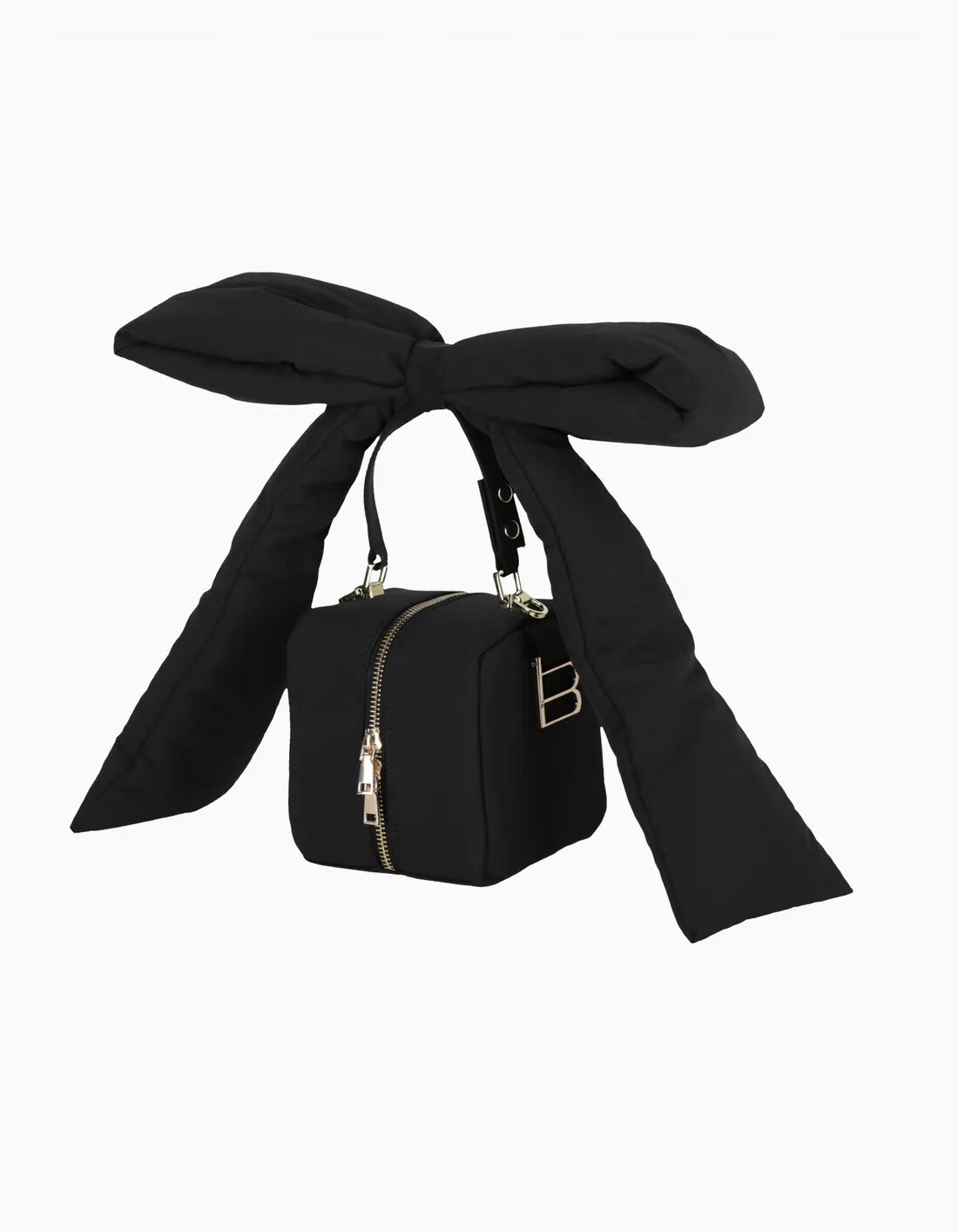 bibiy 蝴蝶手提 链条斜挎多用小方包