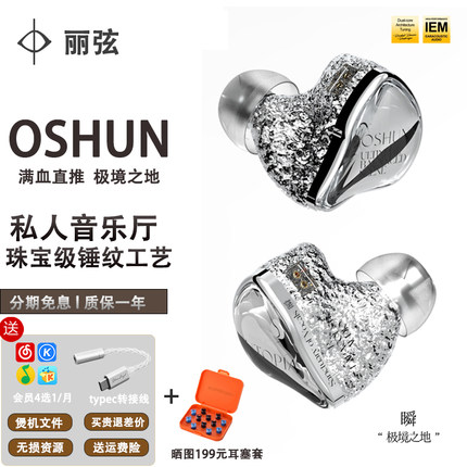 丽弦TFZ OSHUN瞬 入耳挂耳式HIFI耳机舞台监听金属音乐高解析耳塞