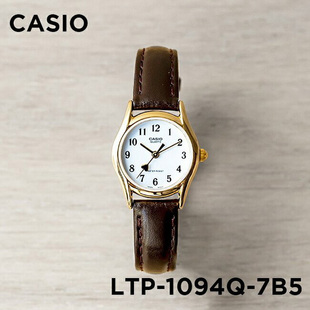卡西欧手表女CASIO 1094Q 7B5 轻巧小表盘白盘爱心指针防水表 LTP