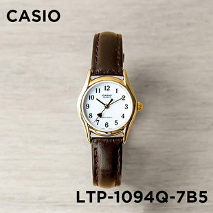 1094Q 7B5 LTP 卡西欧手表女CASIO 轻巧小表盘白盘爱心指针防水表