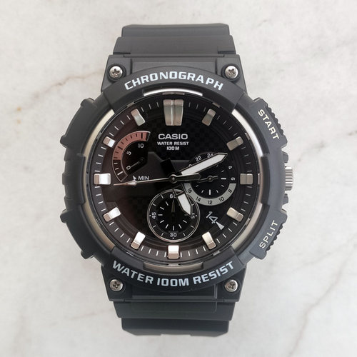 卡西欧手表男 CASIO MCW-200H-1A 运动黑武士防水简约石英表 - 封面