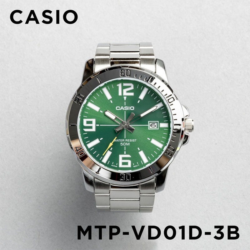卡西欧MTP-VD01D-3B新款商务表
