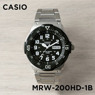 卡西欧手表CASIO 200HD 简约学生防水指针表 MRW 钢带韩版