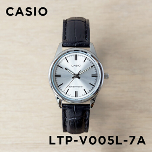 7A皮带简约防水指针日历石英学生表 V005L 卡西欧手表女CASIO LTP