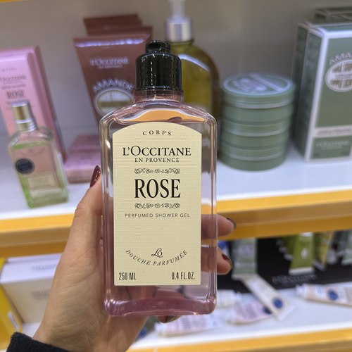 巴黎BC直邮欧舒丹玫瑰ROSE香氛250ml啫哩沐浴露留香滋润