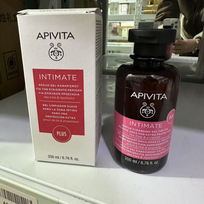 特价 买二再减5 日期到25年7月 apivita希腊私处洗液200ml  300ml
